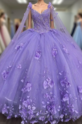 Princess Lilac Quinceanera Dresses
